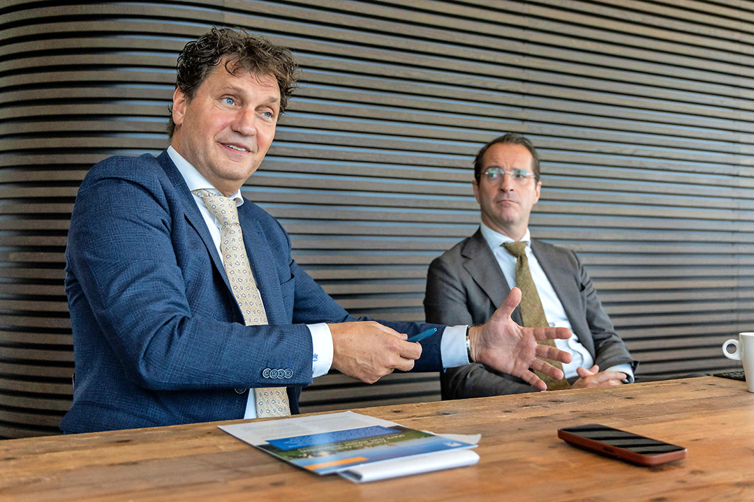NZO-voorzitter Albert de Groot (l.) en directeur Joep Rats. Foto: Ilya van Marle